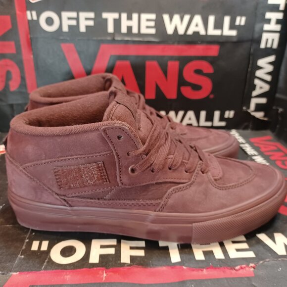 VANS Men's 8.5/Women's 10 Skate Half Cab Mono Chocolate VN0A5FCDCHC - Picture 1 of 12